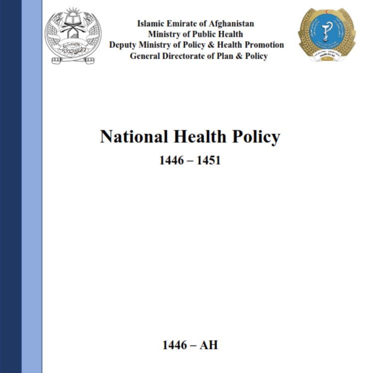 Islamic Emirates Afghanistan National Health Policy